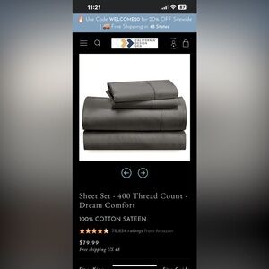 California king fitted sheet set med gray